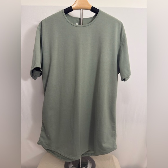 BYLT Basics Drop-Cut: BYLT Signature in Mosss- Large - Picture 2 of 3